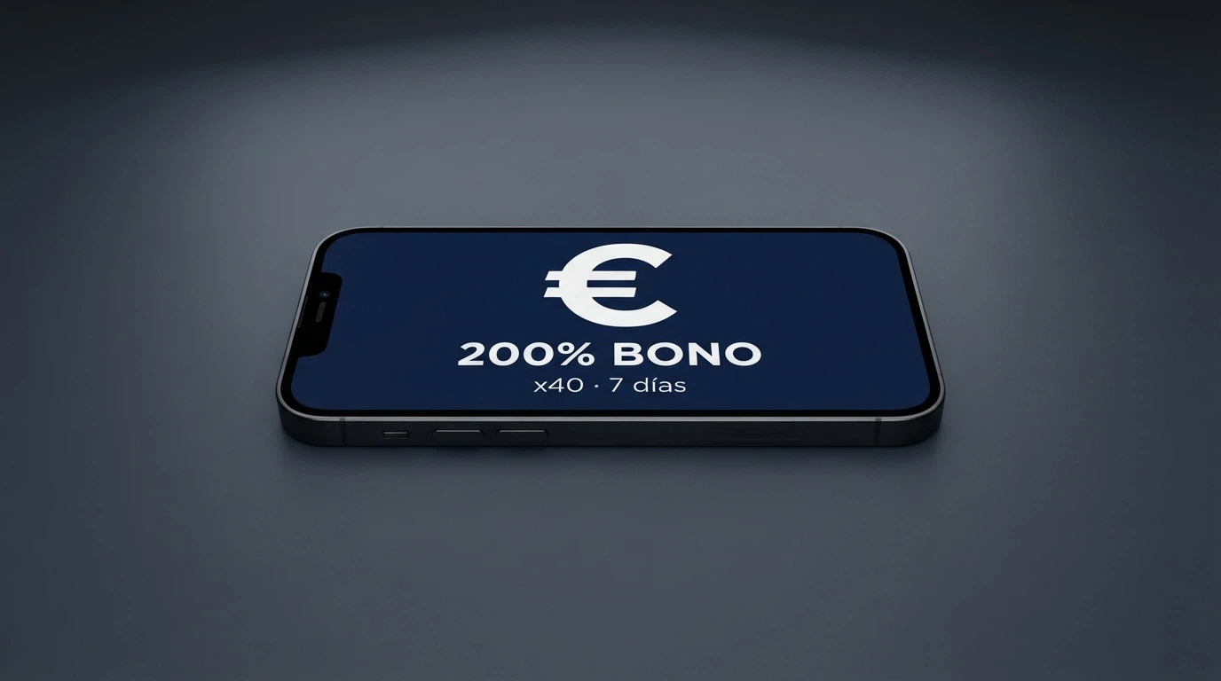 Pantalla de promociones de Casino Barcelona con el bono del 200% y condiciones