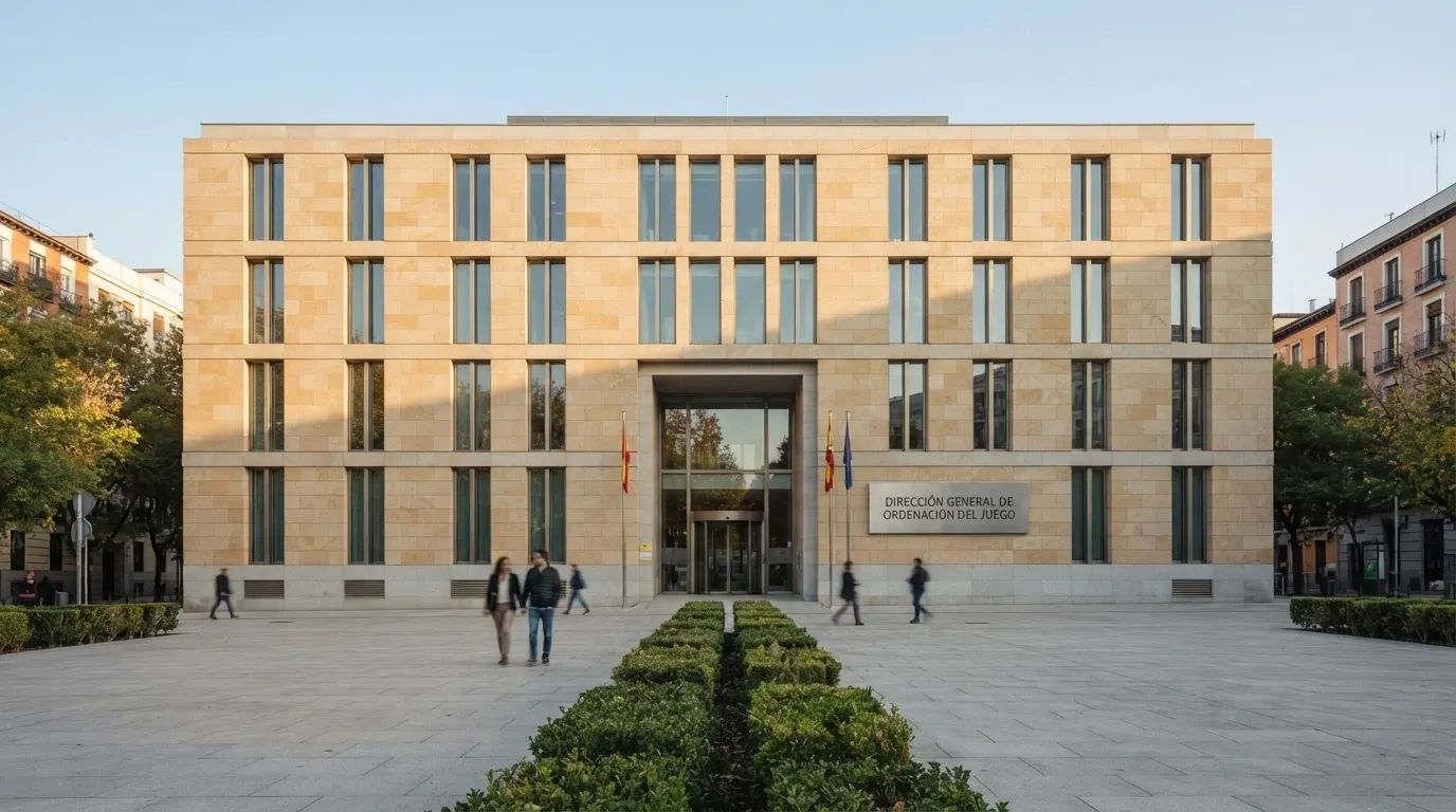 Fachada de la sede de la Dirección General de Ordenación del Juego en Madrid