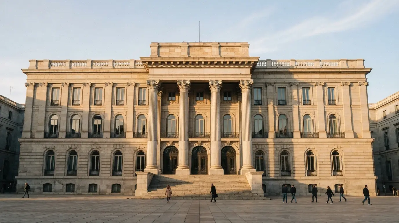 Sede de la Dirección General de Ordenación del Juego en Madrid con el logotipo oficial visible