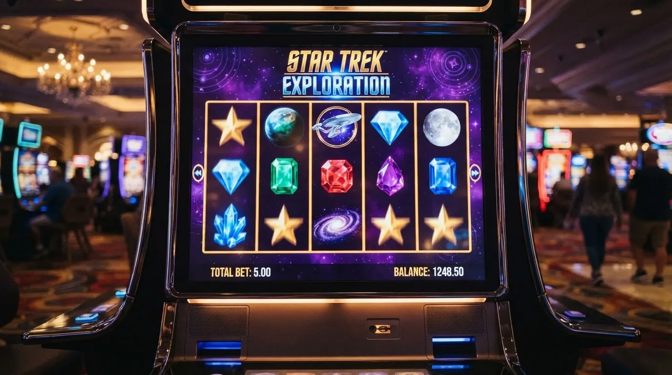 Pantalla de la tragaperras Starlight Princess con los carretes en juego y la tabla de pagos visible